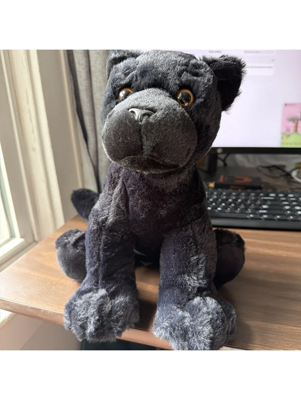 The Petting Zoo Recycles Black Panther Plush Stuffed Animal Jaguar 11